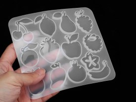 Molde silicona 13 frutas surtidas